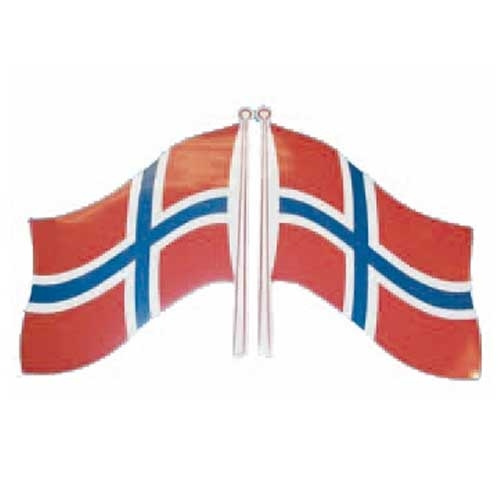 Flaggdekal Norge 20x14 cm i gruppen Övrigt / Övrigt hos Campingvaruhuset i Norden AB (65394)