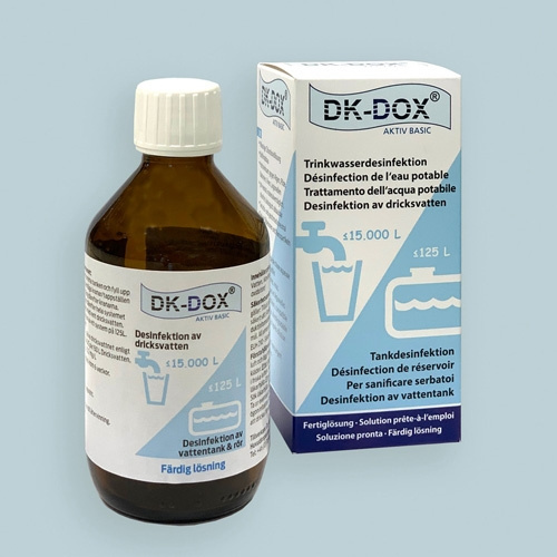 DK-DOX Aktiv Basic 250ml i gruppen Vatten & Sanitet / Kem & Tillbehör / Desinfektion Dricksvattentank hos Campingvaruhuset i Norden AB (65779)