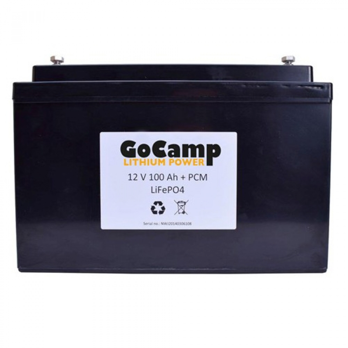 GoCamp Litiumbatteri LiFePO4 100AH i gruppen Husvagn & Husbil / Elektronik / Batterier & Omvandlare / Batterier hos Campingvaruhuset i Norden AB (69178)