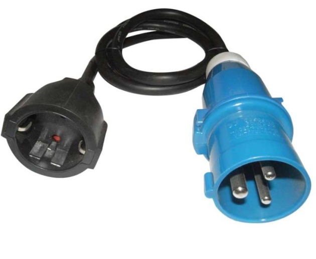 Adaptersladd 230 v CEE 1,5m