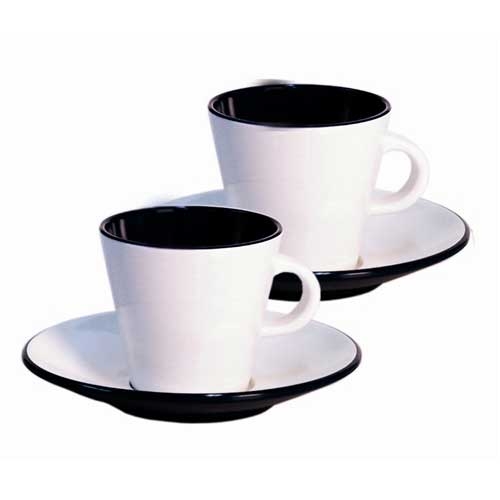 Gimex Espresso-set Linnea Black 2-p