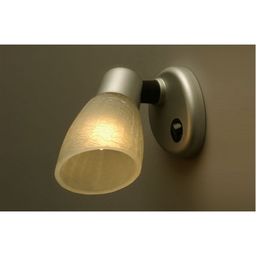 Vägglampa Opal Silversand Med Krackelerat Glas 12V