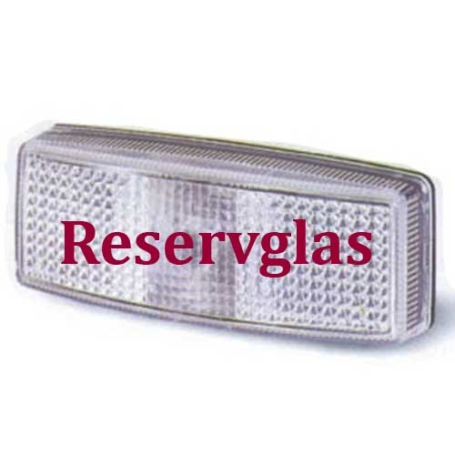 Reservglas vit