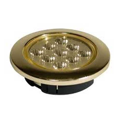 Ledspot infälld med brytare guld 12V