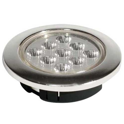 Ledspot infällt utan brytare Silver 12V