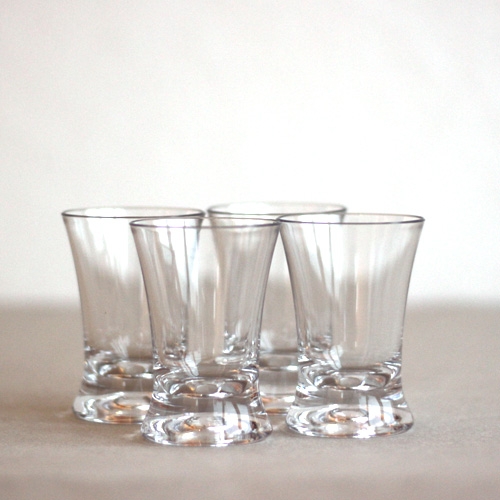 Semona Shot/Nubbeglas 4-pack ofärgade