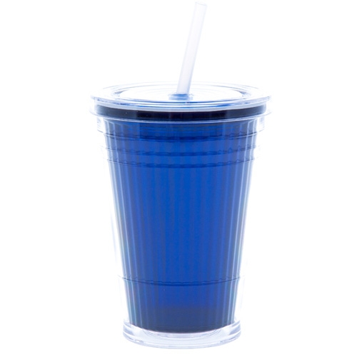 Isolerad varm/kall glas Blå Gimex
