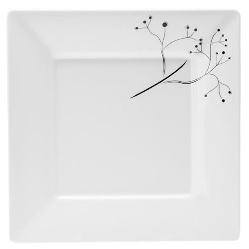 Quadrato Black Pearl Tallrik 25x25 Gimex