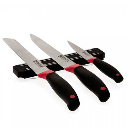 Knivset 3-delar Med Magnetfäste Gimex