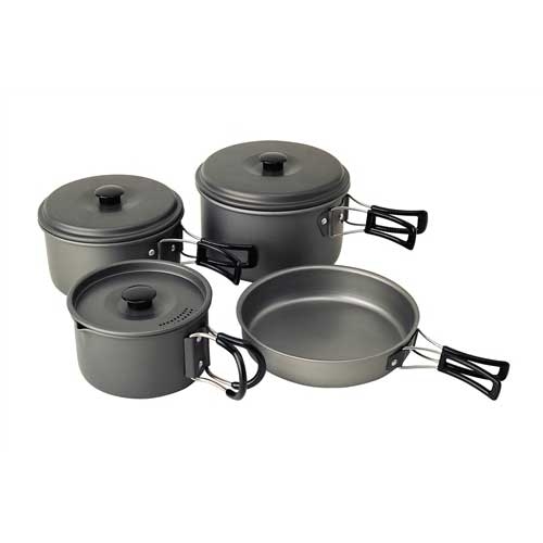 Kastrullset 8-delar Aluminium