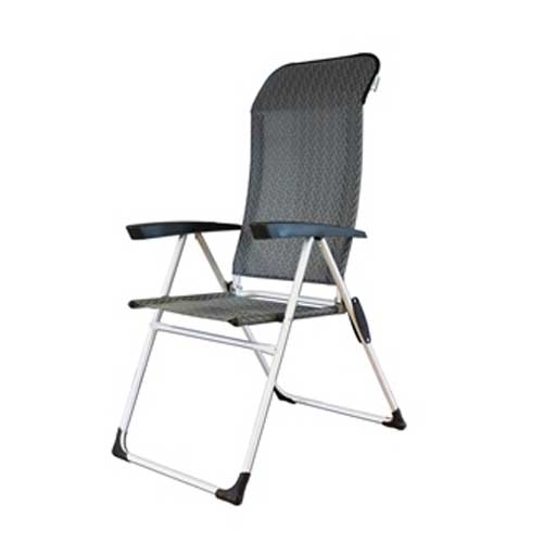 Campingstol Arrow Grå/Svart WeCamp