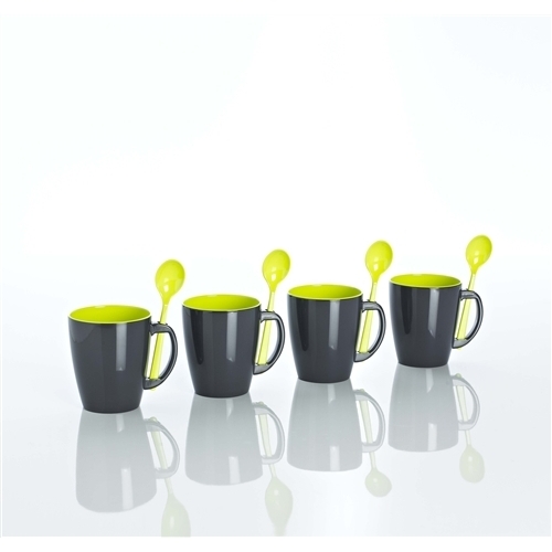 Gimex Greyline Muggset Lime 4-pack