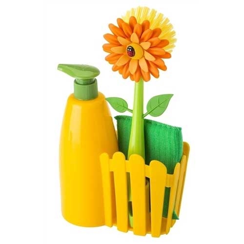 Diskset Flower Power 3-delar Orange