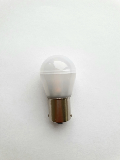 Led lampa BA15s-15 Frostad