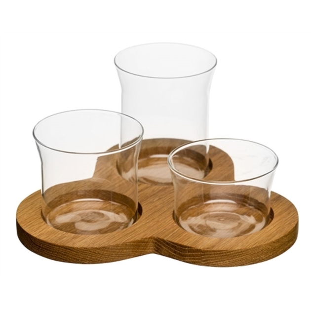 Serveringsset Sagaform Oak 4-delar