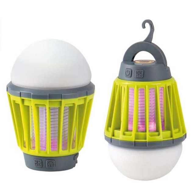 Campinglampa Carbest med insektsfunktion