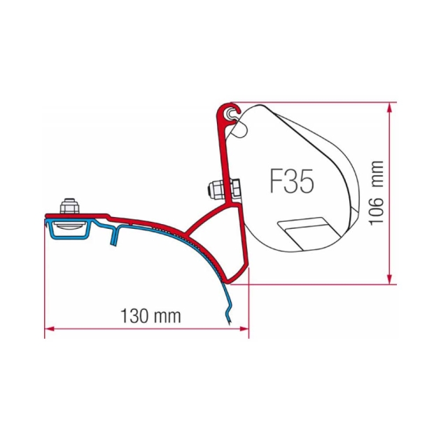 Adapterkit F35 VW T5 Multivan