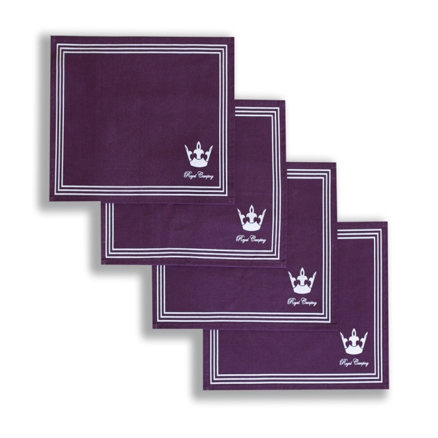 Royal Camping Bordstabletter Plommon 45 x 35 cm 4-pack