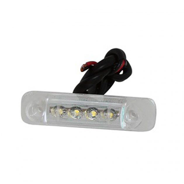 Baklykta Jokon LED 12V Transparent/röd