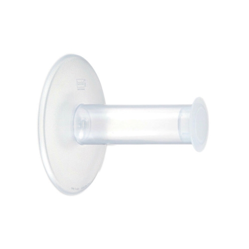 Toapappershållare Plug N Roll Transparent