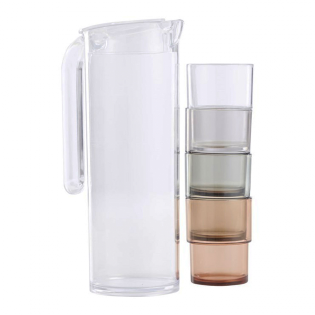 Tillbringare 1,4L Inkl 4 Plastglas