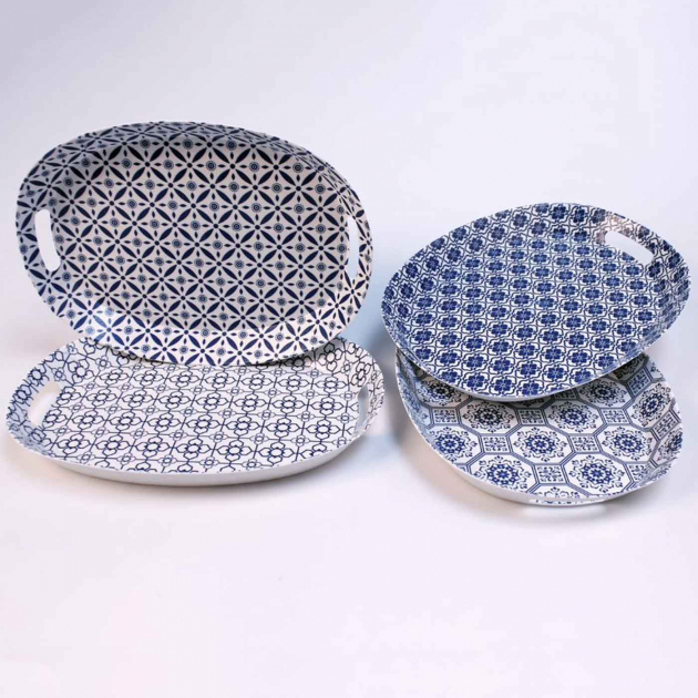 Bricka Oval med Handtag
