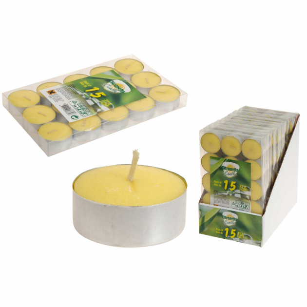 Citronella Värmeljus 15-pack