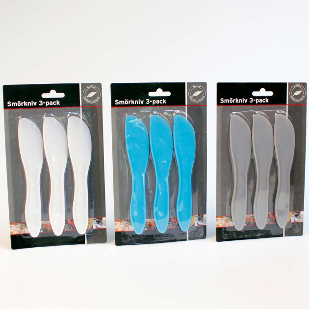 Smörknivar 3-pack