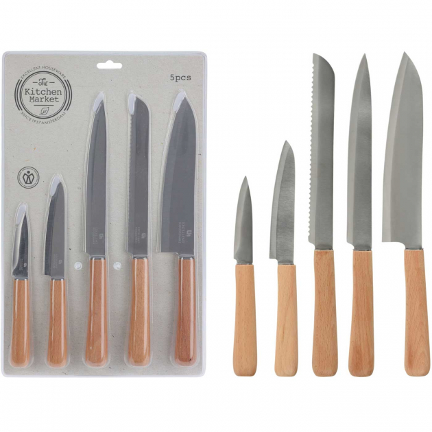 Knivset Rostfritt Stål 5-pack