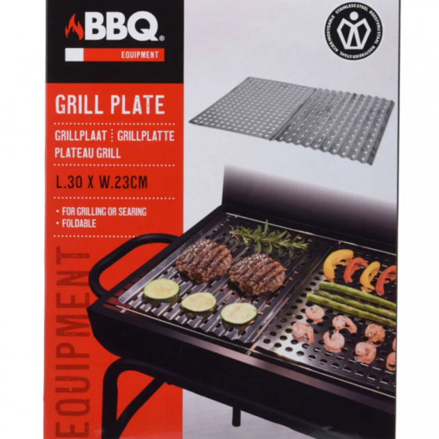 Grillunderlägg Rostfritt stål 2-pack