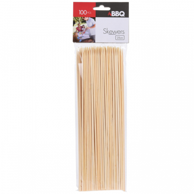 Grillspett Bambu 25cm 100-pack