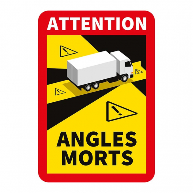 ProPlus Klistermärke Attention Angles Morts Lastbil