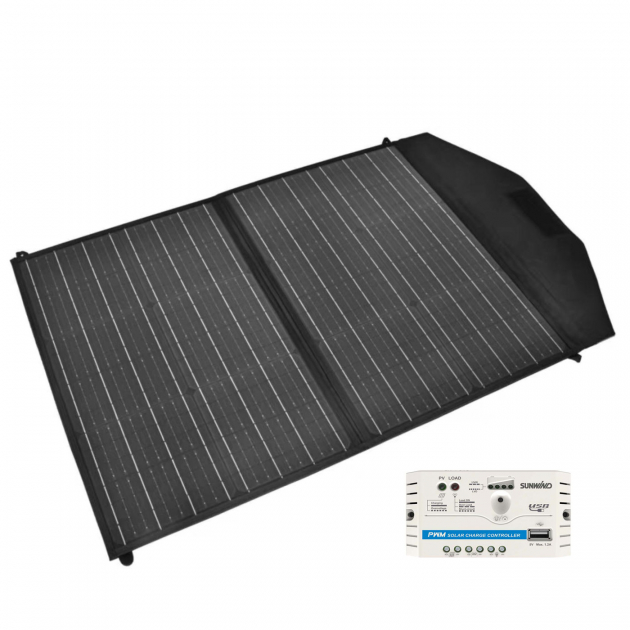 Sunwind Vikbar Solpanel Solveig 90w inkl Regulator