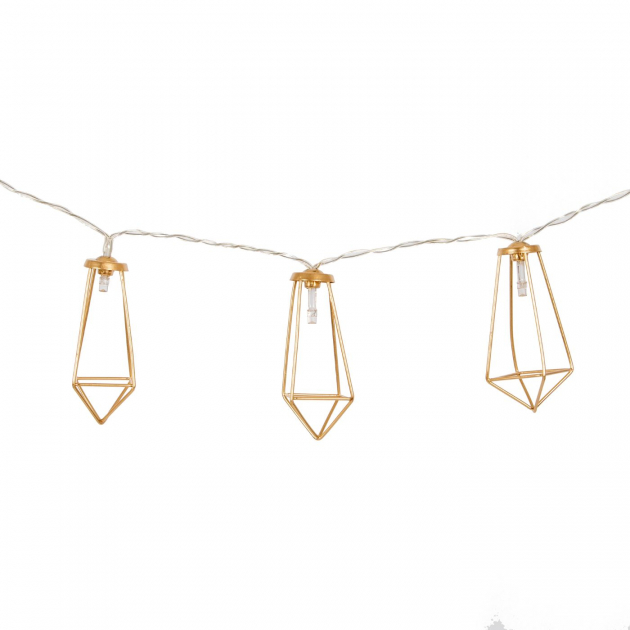 Ljusslinga Galvin Guld 125 cm