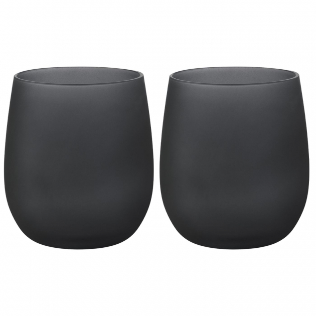 Dricksglas Black Satin 35cl 2-p