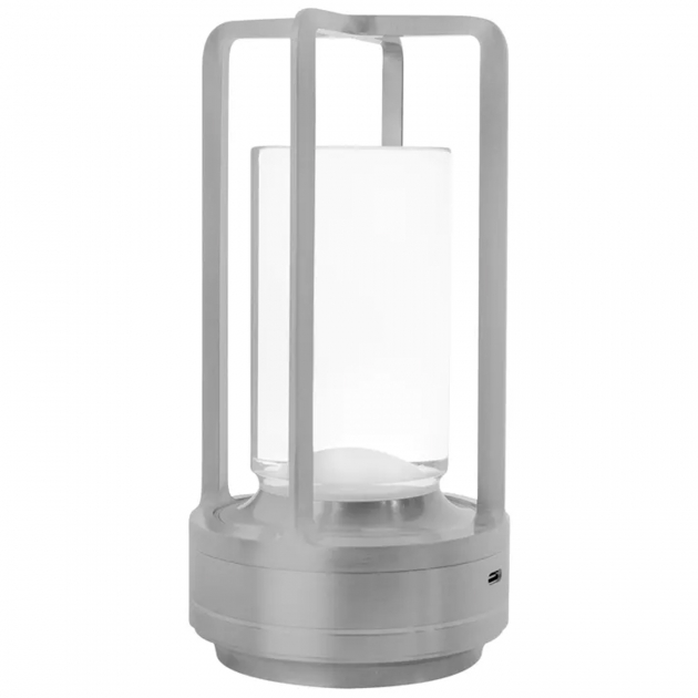 Bordslykta Silver USB-Laddning