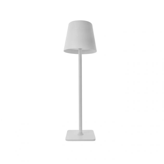 Bordslampa Stolpe  Vit  USB-Laddning