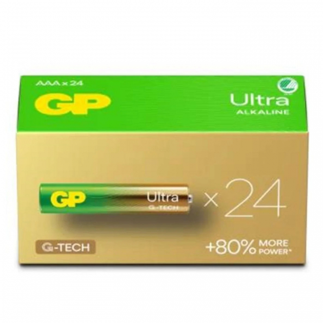 Batteri GP Ultra Alkaline AAA 24-pack