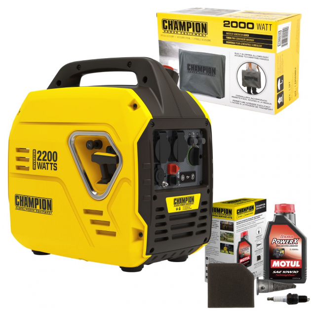 Kampanjpaket Champion Inverterelverk 2200W The Mighty Atom