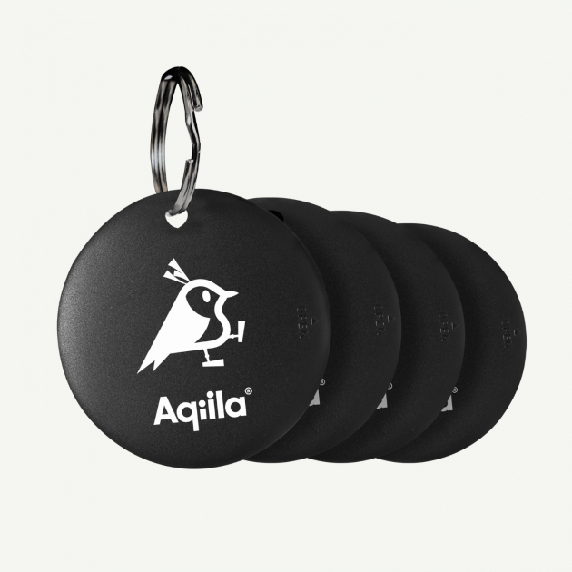 Aqiila Spårningstag 4-pack