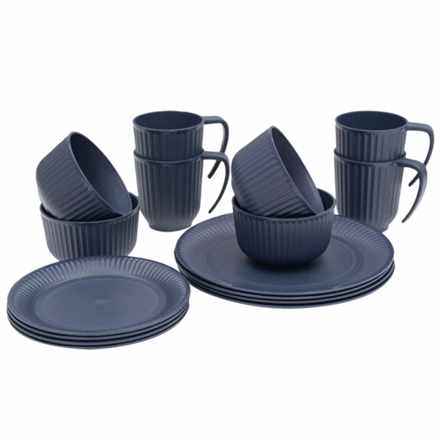 Outwell Servis 16-delar Delish Navy Night