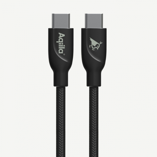 Aqiila Cablebird Laddsladd USB C-C 240W Svart