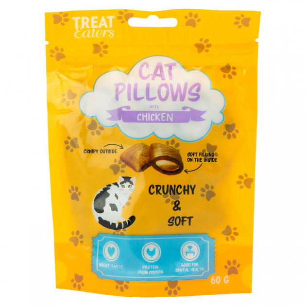 TreatEaters Cat Pillows Kyckling