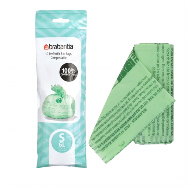 Brabantia Avfallspåsar PerfectFit 6L 10-pack