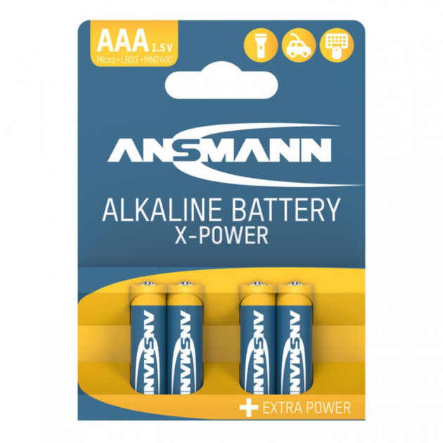 Ansmann X-Power Alkaliska Batterier AAA 20-Pack