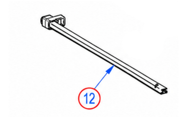 Överliggare Arm Vänster (Pos 12)