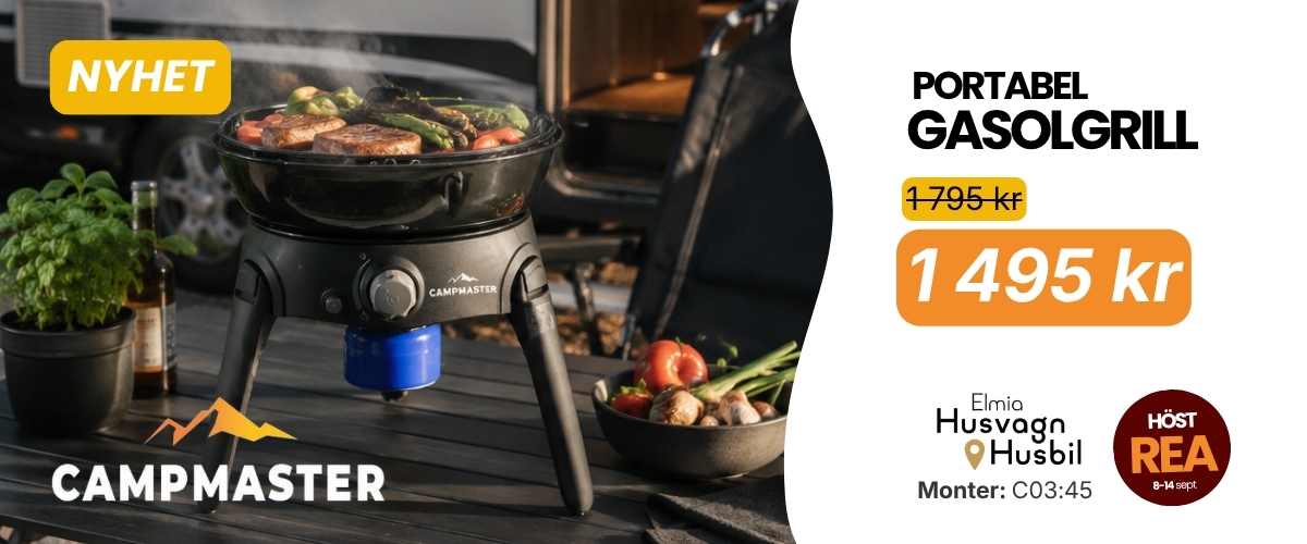 Campmaster Gasolgrill Nyhet