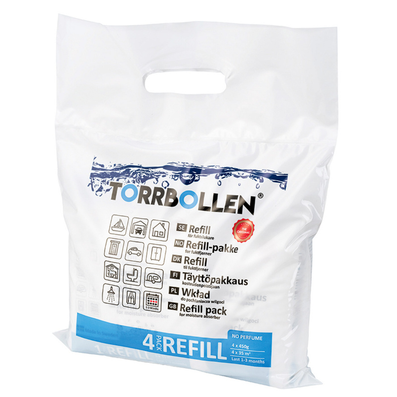 Refill till Torrbollen 4-pack i gruppen Vatten & Sanitet / Avfuktning & Luftrening hos Campingvaruhuset i Norden AB (64348)