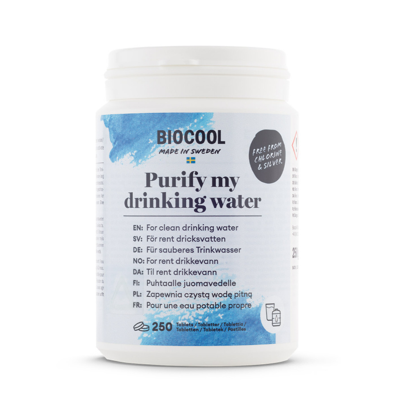 Biocool Purify My Drinking Water i gruppen Vatten & Sanitet / Kem & Tillbehör / Desinfektion Dricksvattentank hos Campingvaruhuset i Norden AB (64395)