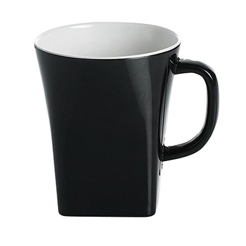 Gimex Kaffemugg Quadrato B&W 25cl i gruppen Hushåll & Kök / Glas & Muggar / Muggar och Kaffekoppar hos Campingvaruhuset i Norden AB (65535)